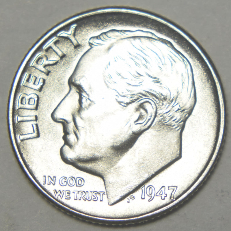 1947-D Roosevelt Dime Brilliant Uncirculated
