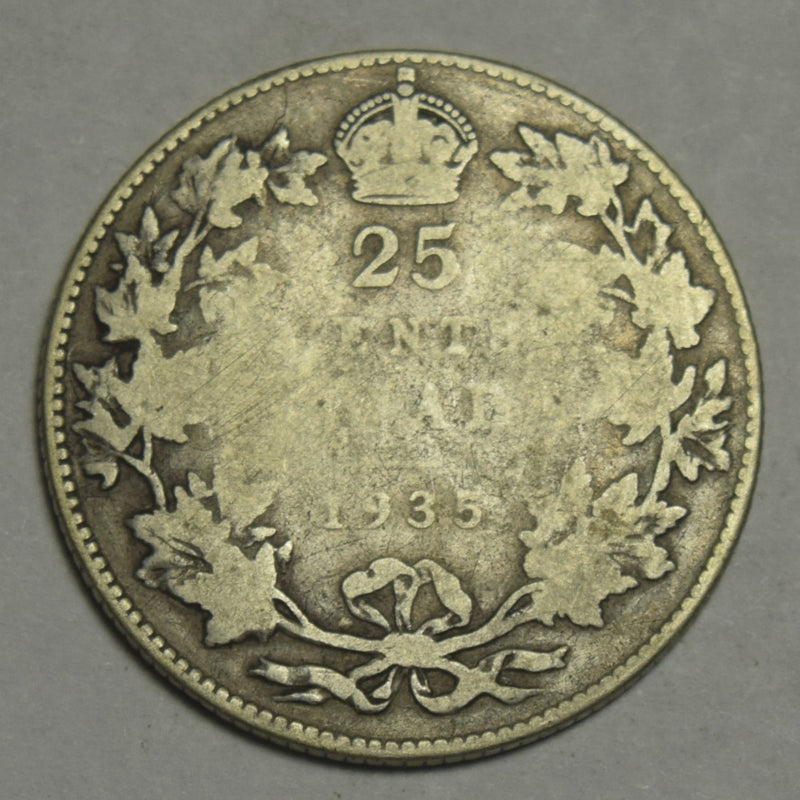 1935 Canadian Quarter . . . . Good