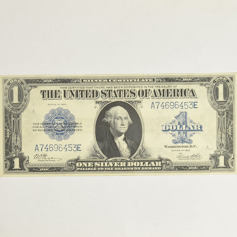 $1.00 1923 Silver Certificate Fr. 238 . . . . Choice About Uncirculated