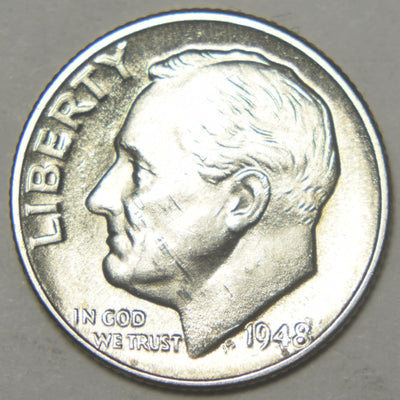 1948-D Roosevelt Dime Brilliant Uncirculated