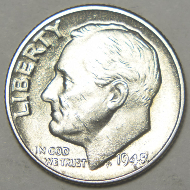 1948-D Roosevelt Dime Brilliant Uncirculated