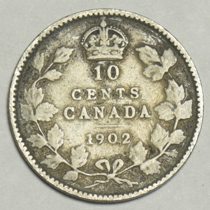 1902 Canadian 10 Cents . . . . Fine