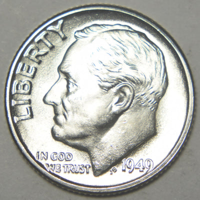1949-D Roosevelt Dime Brilliant Uncirculated