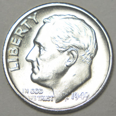 1949-S Roosevelt Dime Brilliant Uncirculated