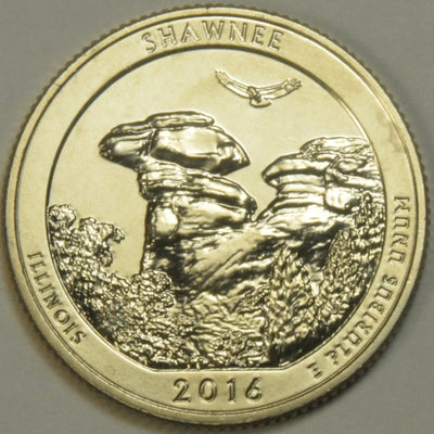 2016-S Shawnee National Forest, IL Quarter  Gem Brilliant Uncirculated