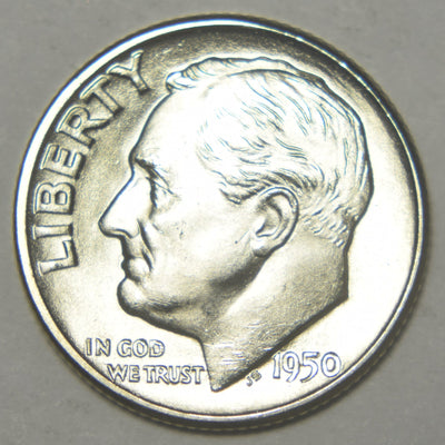 1950-S Roosevelt Dime Brilliant Uncirculated
