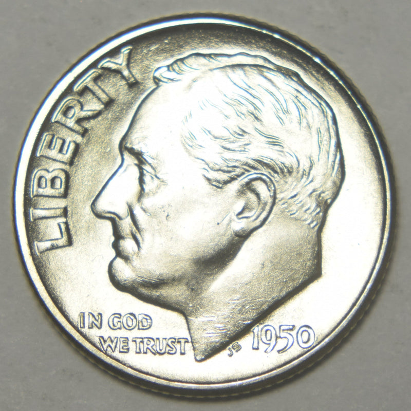 1950-S Roosevelt Dime Brilliant Uncirculated