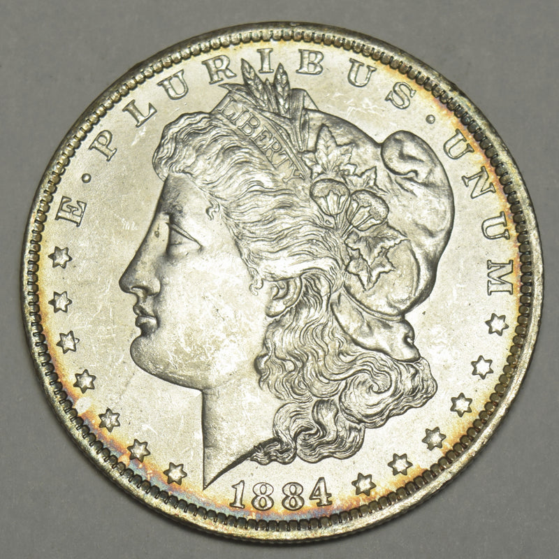 1884-O Morgan Dollar . . . . Choice BU Toned Reverse