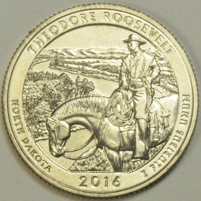 2016-S Roosevelt National Park, ND Quarter  Gem Brilliant Uncirculated