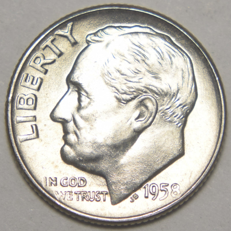 1958-D Roosevelt Dime Brilliant Uncirculated