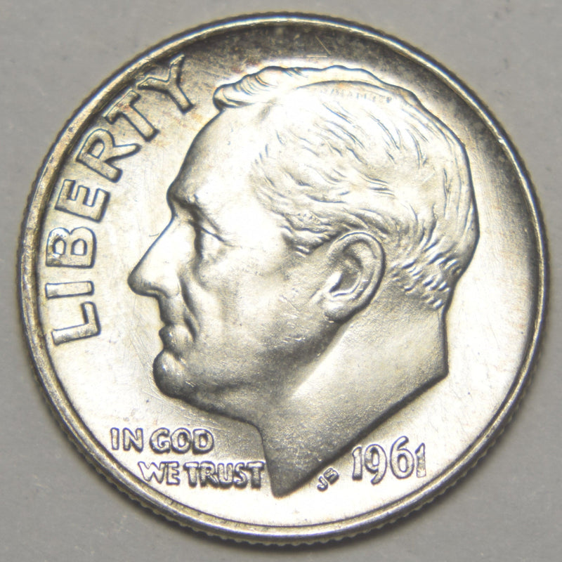 1961 Roosevelt Dime Brilliant Uncirculated