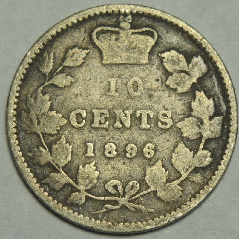 1896 Canadian Ten Cents . . . . Fine/VF