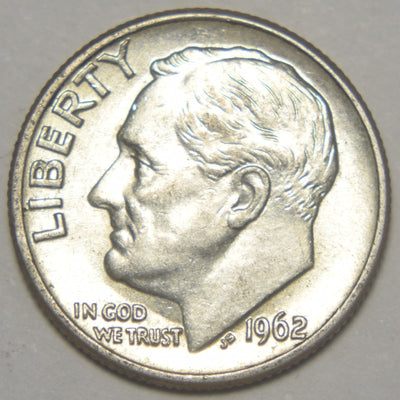 1962 Roosevelt Dime Brilliant Uncirculated