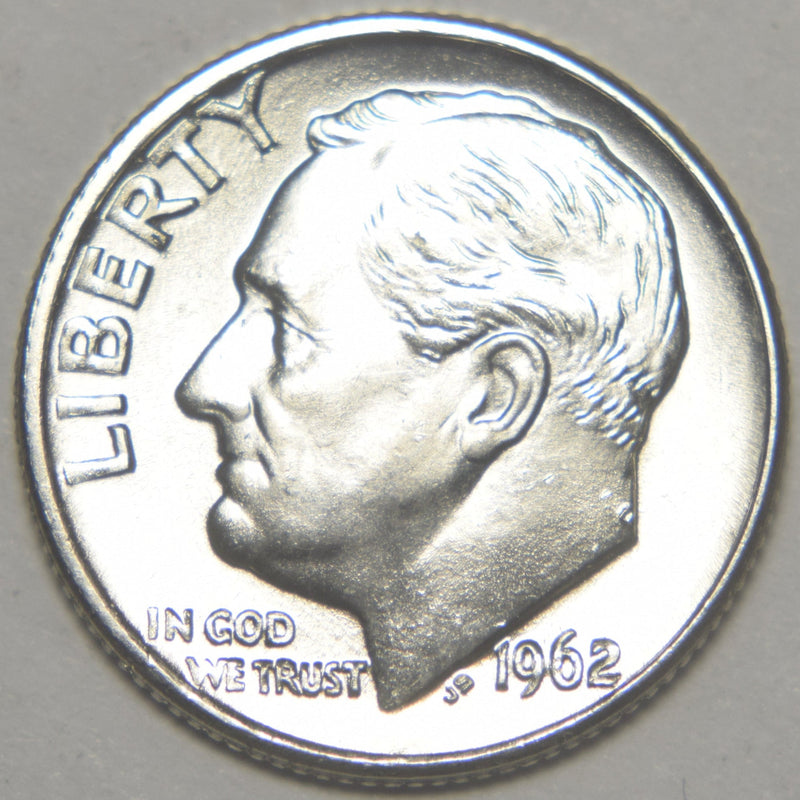 1962-D Roosevelt Dime Brilliant Uncirculated