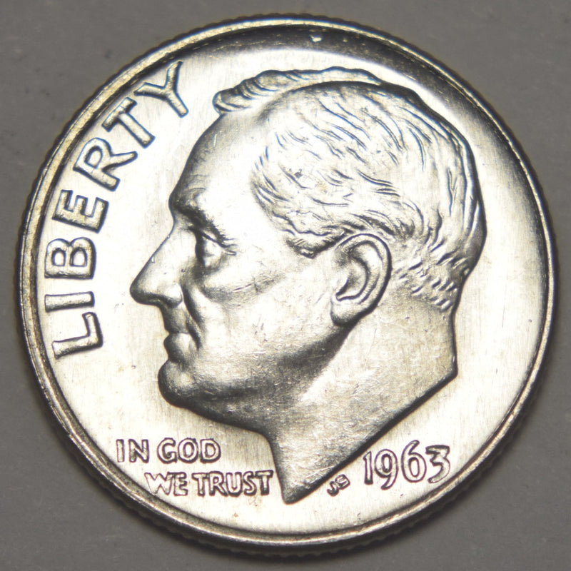 1963 Roosevelt Dime Brilliant Uncirculated