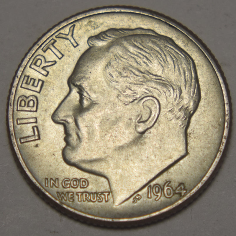 1964-D Roosevelt Dime Brilliant Uncirculated