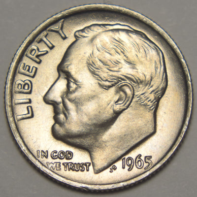 1965 Roosevelt Dime Brilliant Uncirculated
