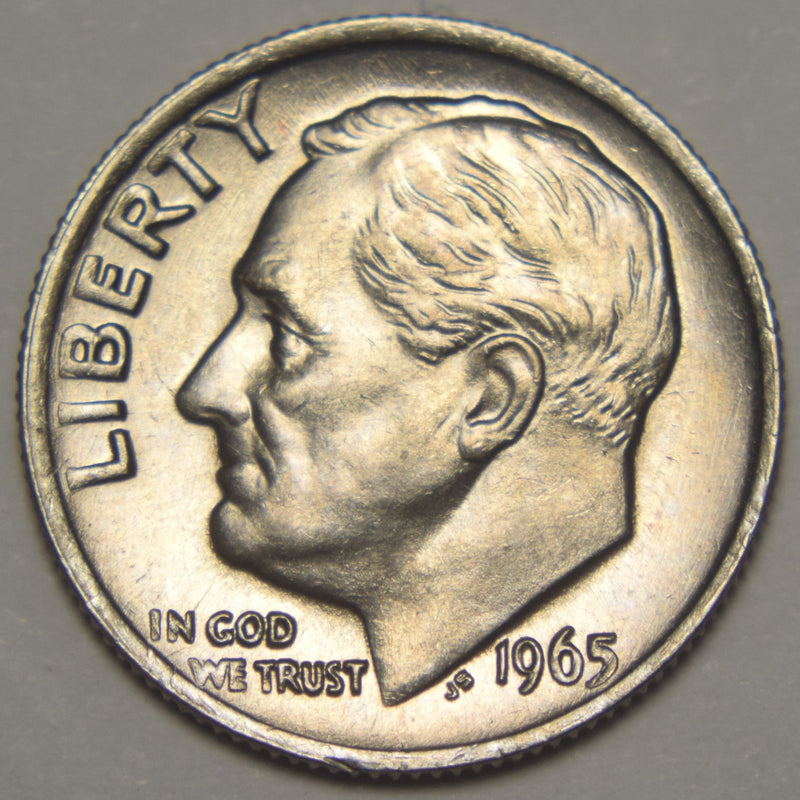 1965 Roosevelt Dime Brilliant Uncirculated