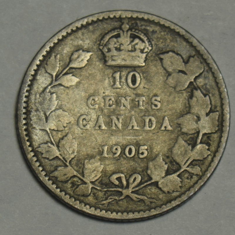 1905 Canadian 10 Cents . . . . VG/Fine