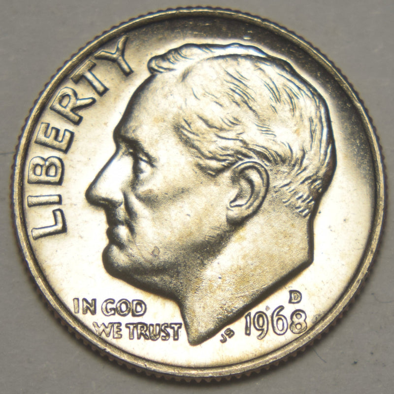 1968-D Roosevelt Dime Brilliant Uncirculated