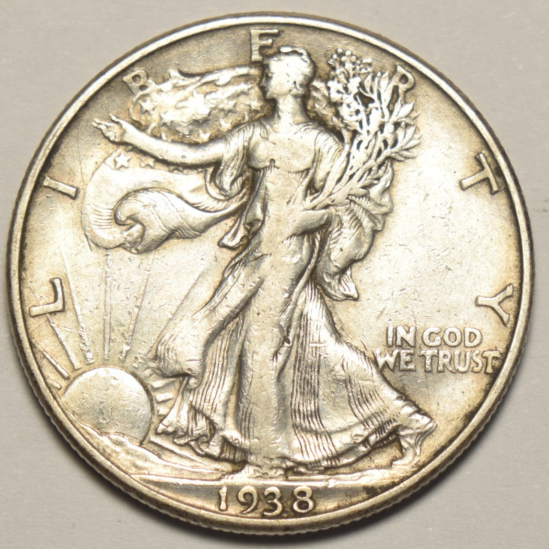 1938-D Walking Liberty Half . . . . Extremely Fine