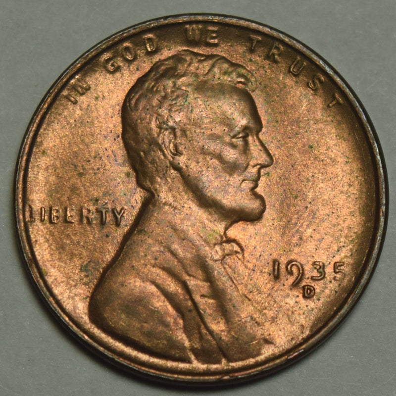 1935-D Lincoln Cent . . . . Brilliant Uncirculated