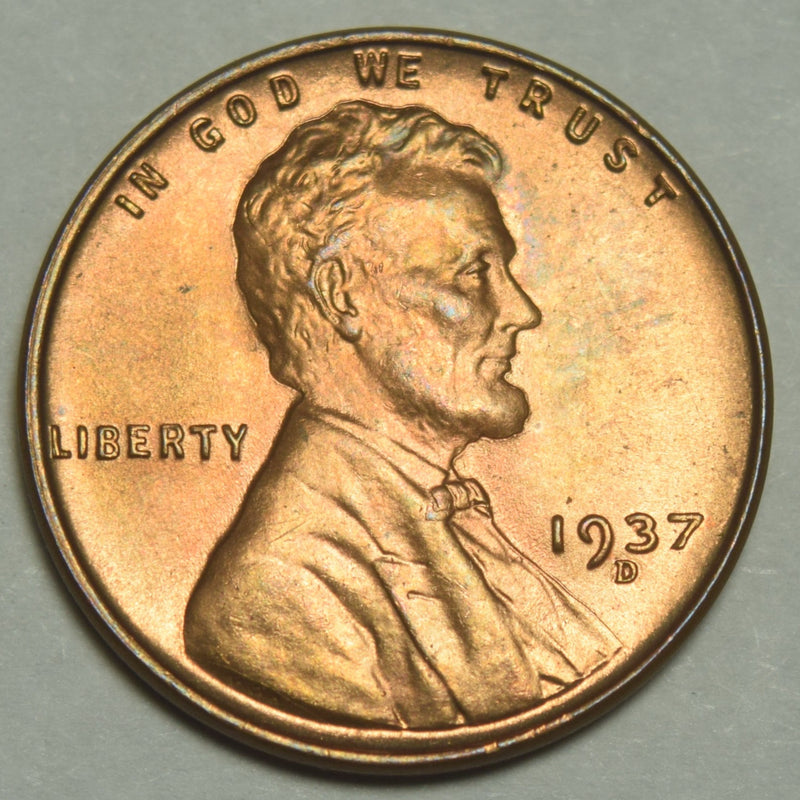 1937-D Lincoln Cent . . . . Brilliant Uncirculated