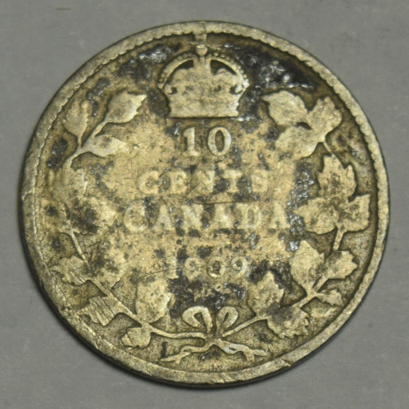 1909 Canadian 10 Cents . . . . Very Good