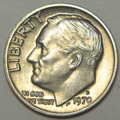 1970-D Roosevelt Dime Brilliant Uncirculated