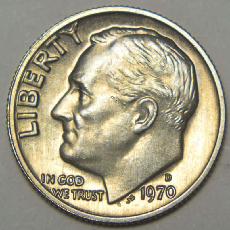 1970-D Roosevelt Dime Brilliant Uncirculated