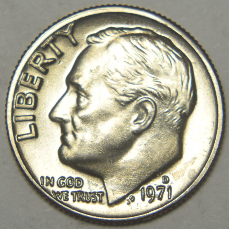 1971-D Roosevelt Dime Brilliant Uncirculated