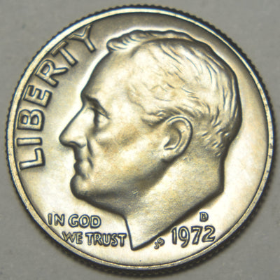 1972-D Roosevelt Dime Brilliant Uncirculated