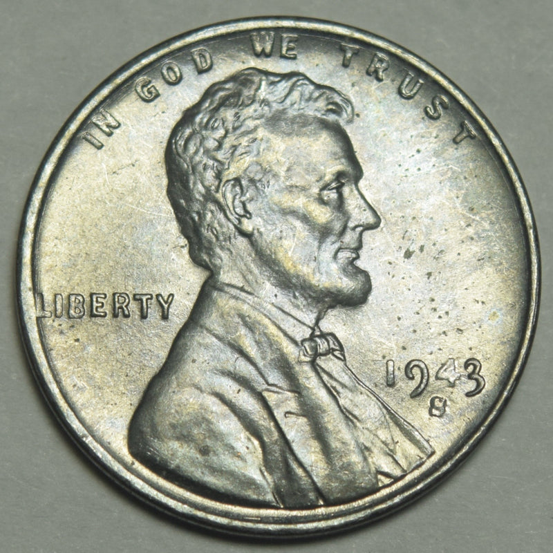1943-S Steel Lincoln Cent Brilliant Uncirculated