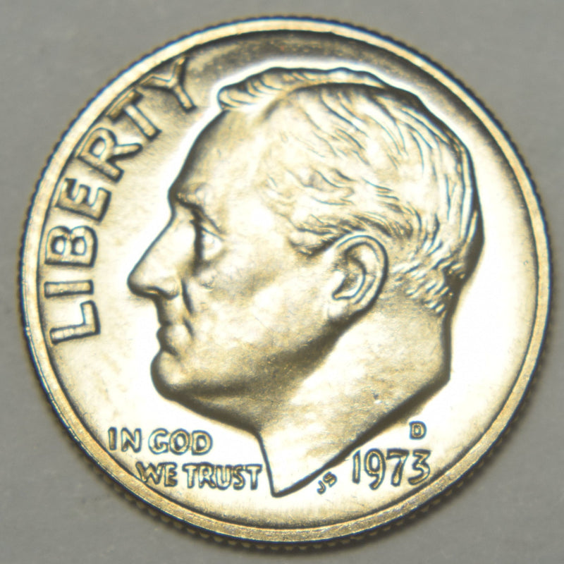 1973-D Roosevelt Dime Brilliant Uncirculated