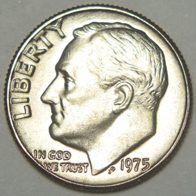1975 Roosevelt Dime Brilliant Uncirculated