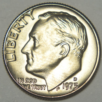 1975-D Roosevelt Dime Brilliant Uncirculated