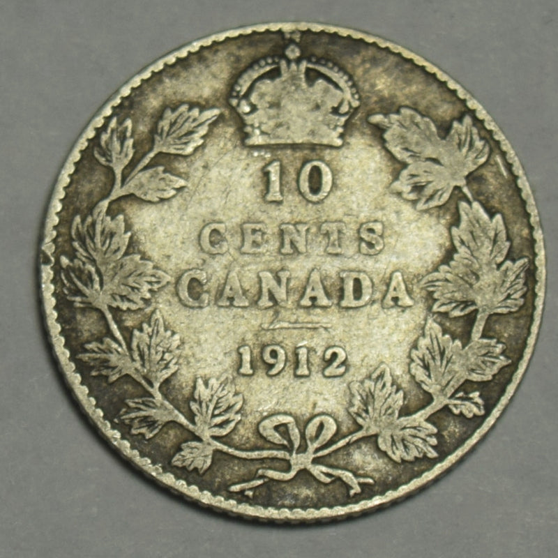 1912 Canadian 10 Cents . . . . Very Fine