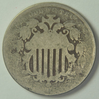 No Date RAYS Shield Nickel Very Good