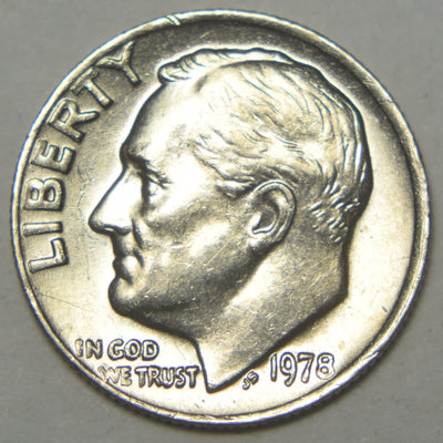 1978 Roosevelt Dime Brilliant Uncirculated