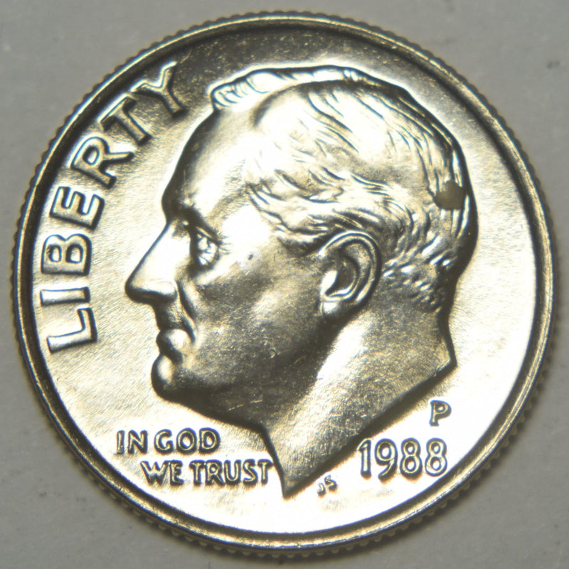 1988 Roosevelt Dime Brilliant Uncirculated