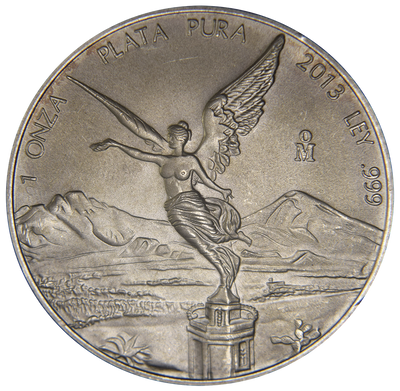 2015 Mexican Libertad Gem BU 1 oz. Silver