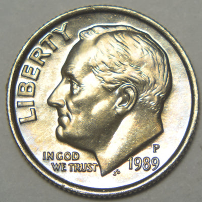 1989 Roosevelt Dime Brilliant Uncirculated