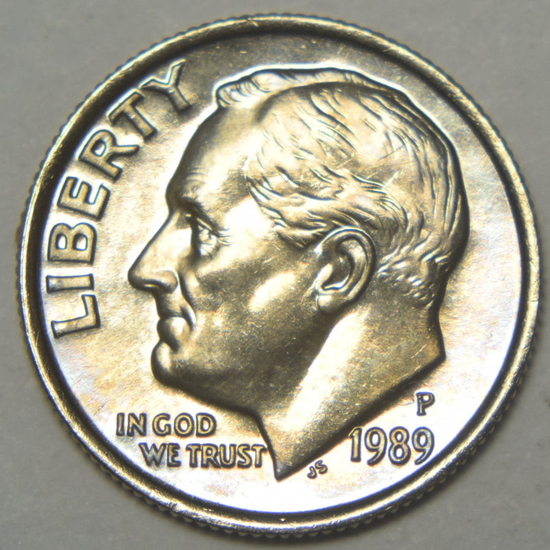 1989 Roosevelt Dime Brilliant Uncirculated