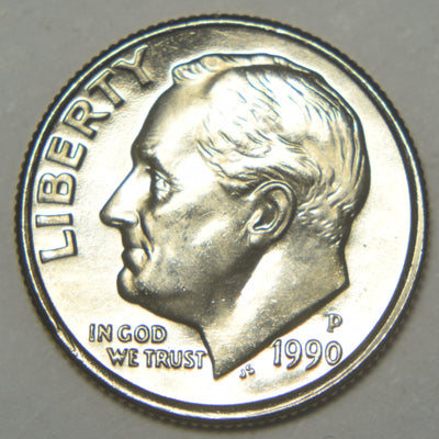 1990 Roosevelt Dime Brilliant Uncirculated