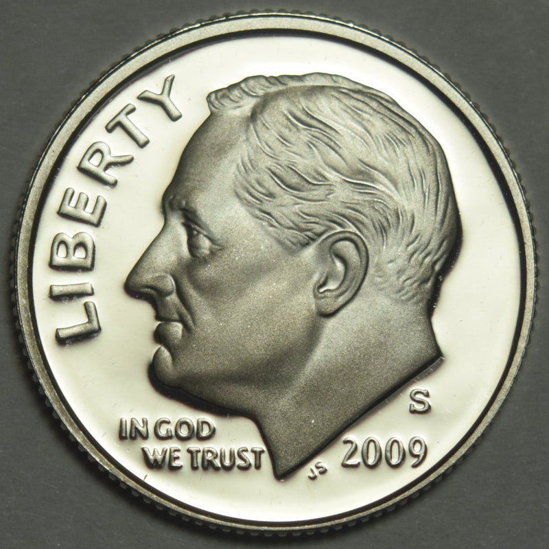 2009-S Roosevelt Dime . . . . Gem Brilliant Proof Silver