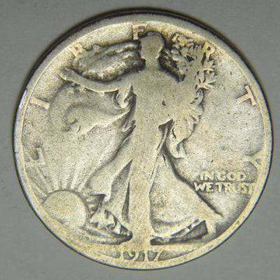 1917 Walking Liberty Half Good