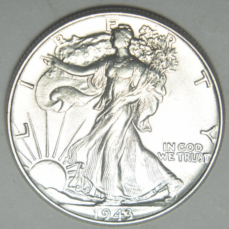 1943-D Walking Liberty Half Brilliant Uncirculated