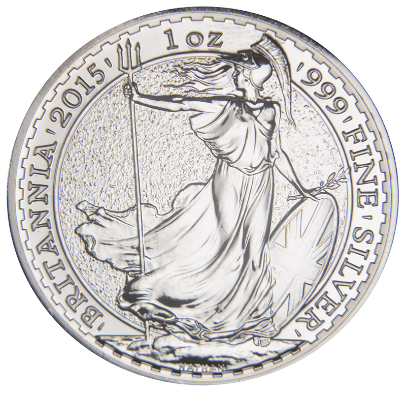 2015 Britannia Gem BU 1 oz. Silver