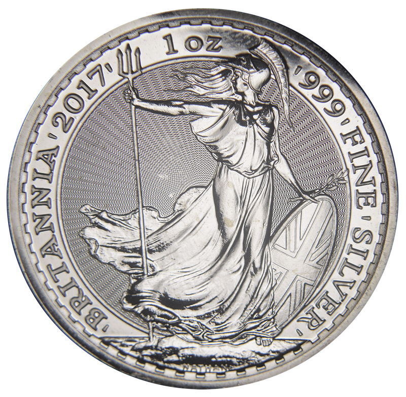 2017 Britannia Gem BU 1 oz. Silver