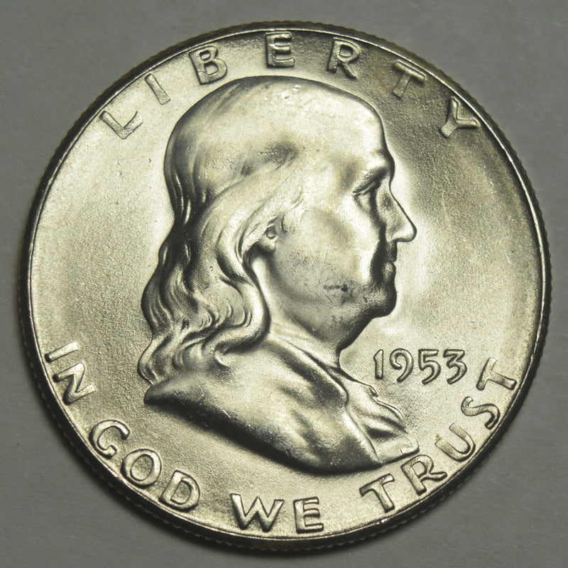 1953-S Franklin Half Brilliant Uncirculated